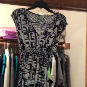 Black and white dress